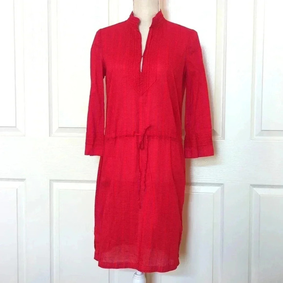 Tory Burch Red and Purple Pool Beach Cover-up Dress - Picture 1 of 7
